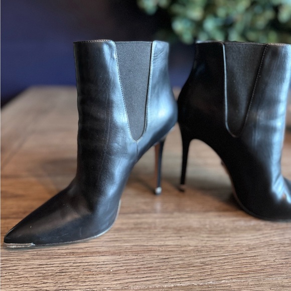 Michael Kors Collection Black Leather Pump Bootie - Picture 6 of 6